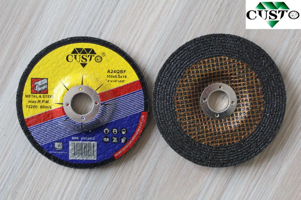 9 Inch Metal Cutting Disc Grinding Wheel Grinding Disc Metal Abrasive Polishing Grinding Cutting Disc T27 Type 230*6*22.23mm