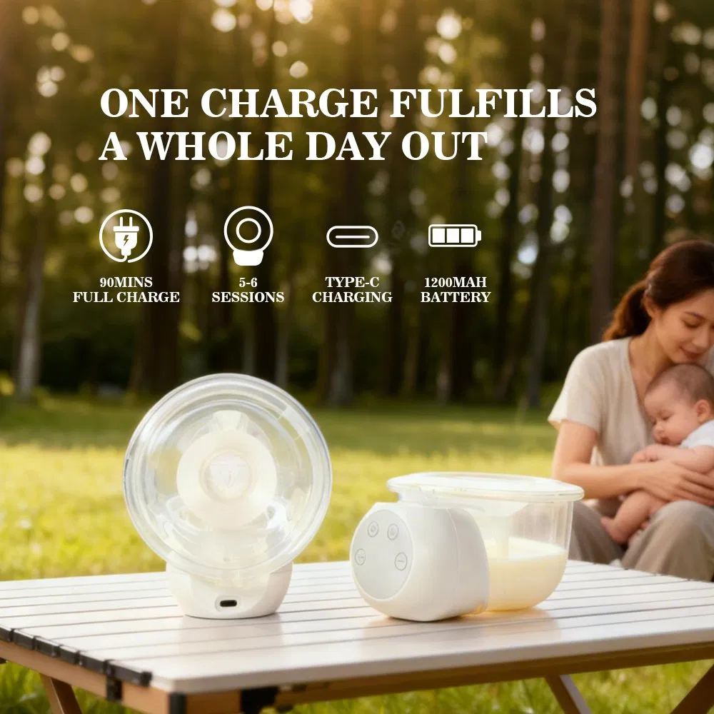 3 Modes & 9 Levels BPA Free Breast Pump Wearable Breast Pump Hands Free Portable Electric Breast Pump