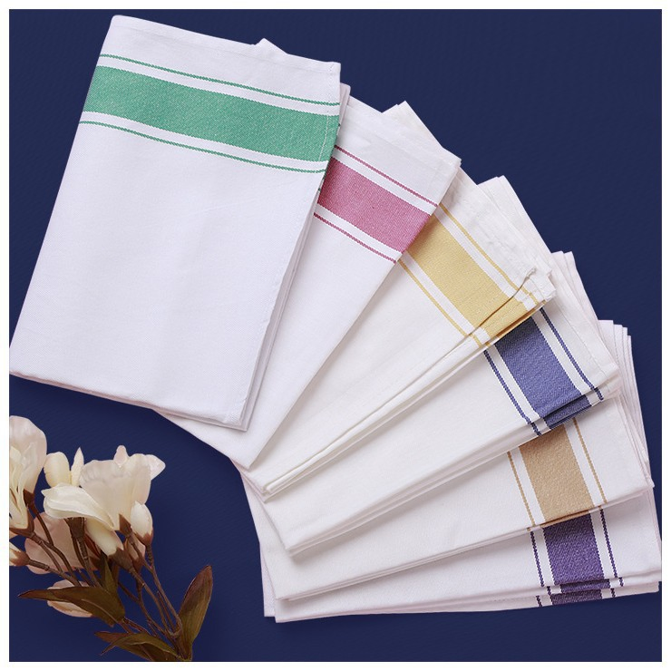 Esun Super Absorbent Pure Cotton Thicken Glass Cup Cleaning Cloth Tea Towel