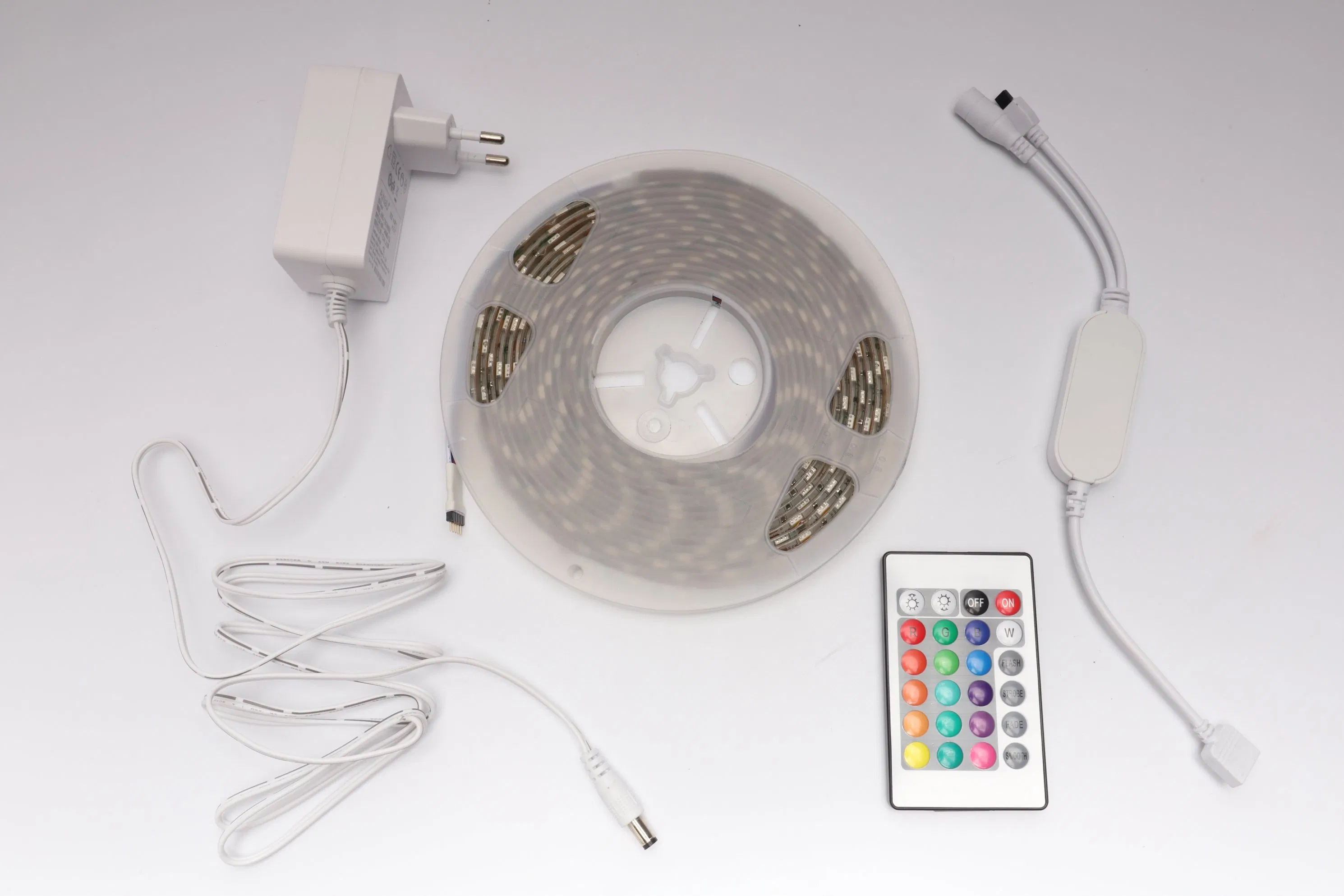 Гибкая RGB LED лента для авто, 5м, WiFi, водонепроницаемая