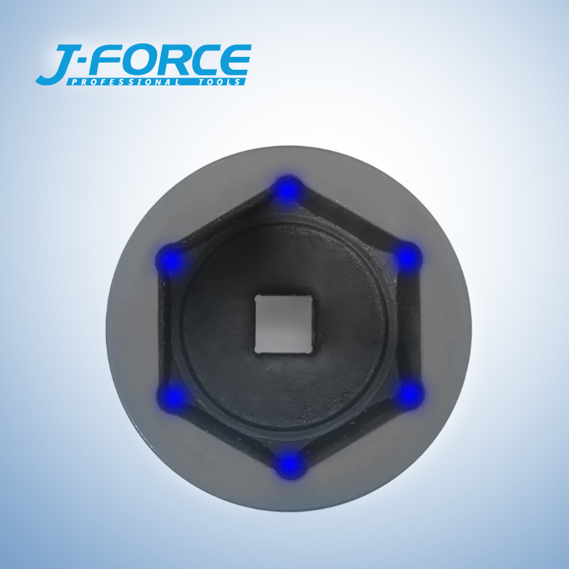 Набор ударных головок 1'' SAE, 6 шт, Cr-Mo