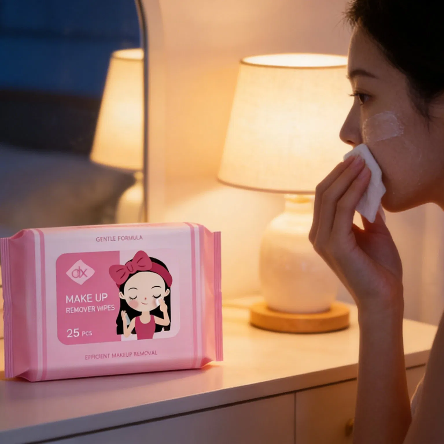 Nourishing Luxurious Essence Infused Makeup Remover Cleansing Wipes