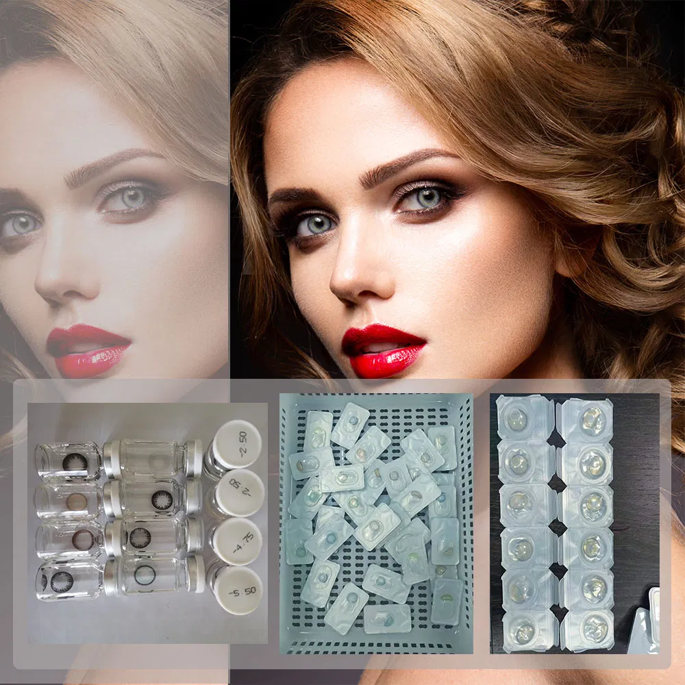 Can OEM Wholesale Color Contact Lens Beauty Big Eyes Colored Fresh Contact Lenses