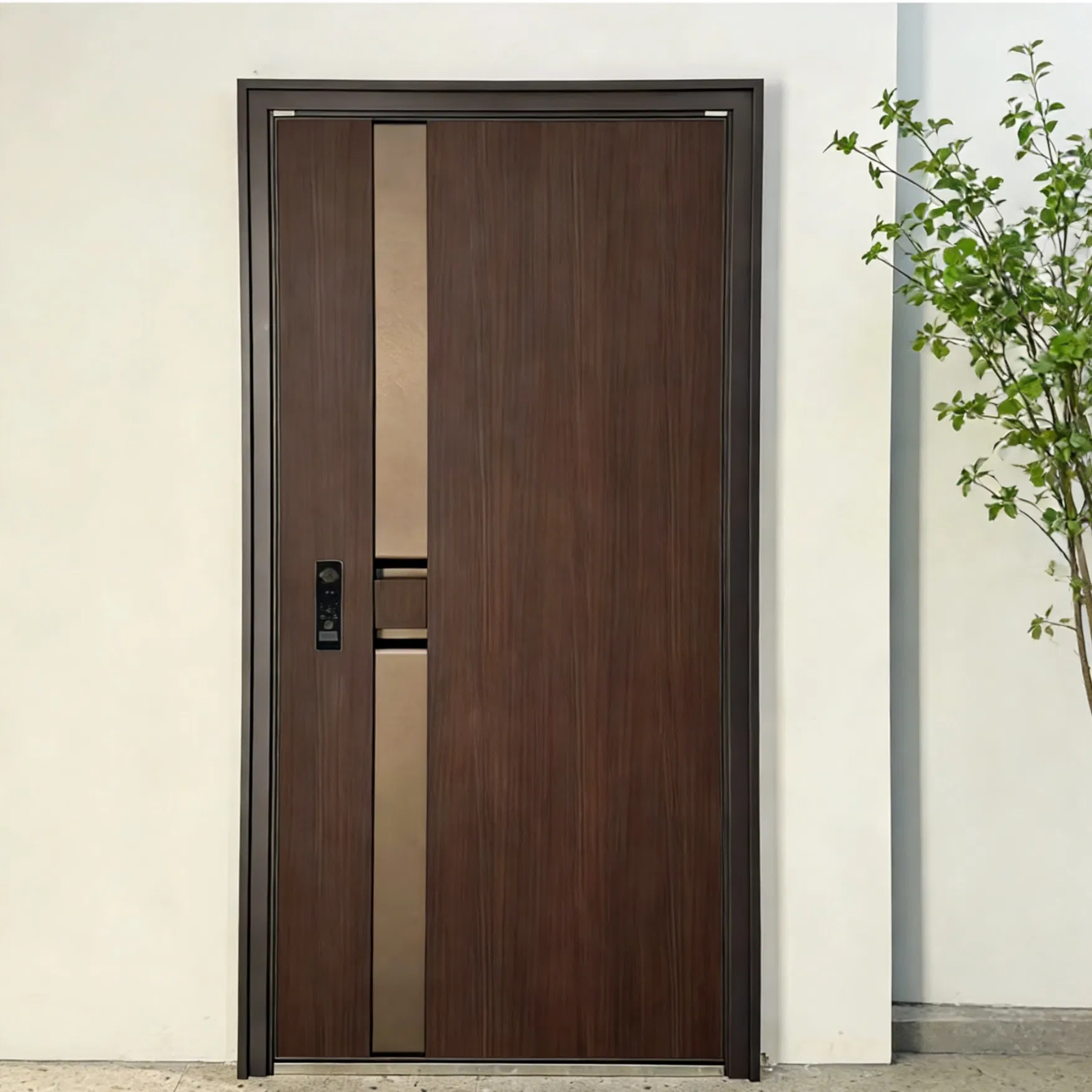 Cheap Modern Waterproof High Safety Metal Exterior Entry Security Door