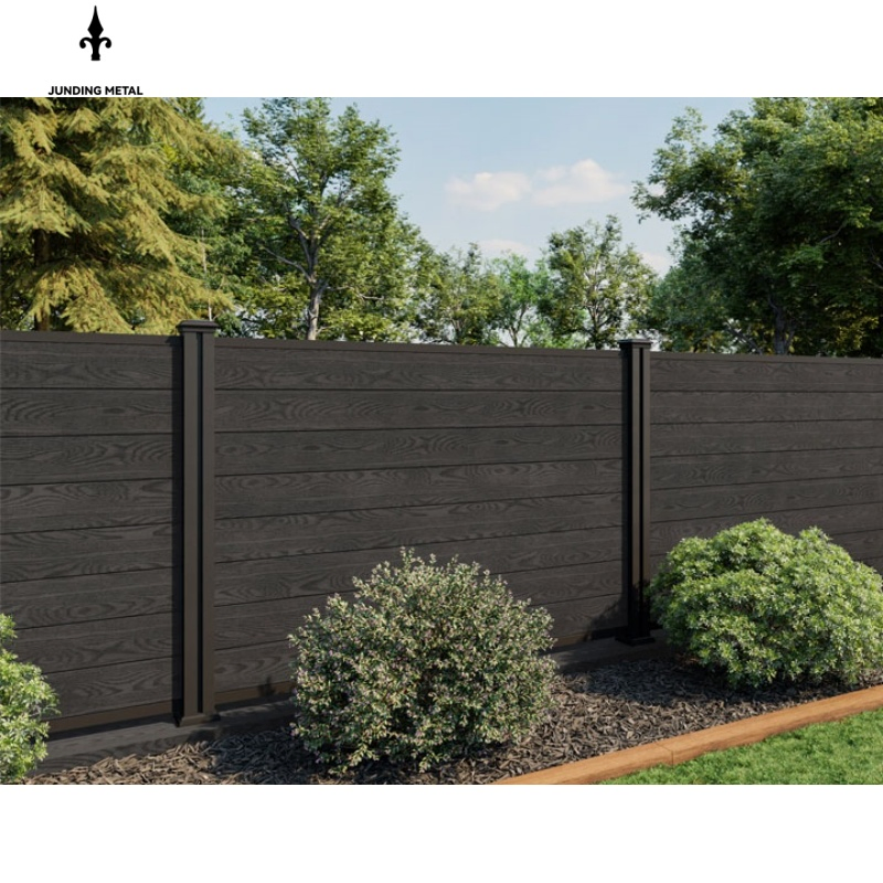 Outdoor Protection UV-Resistant Weather-Resistant Labor-Saving Non-Toxic Outdoor WPC Garden Fence for Hotel Security Privacy