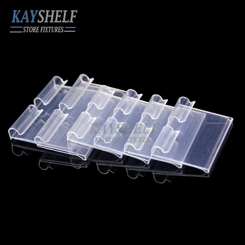 Supermarket Shelf Plastic Label Sign Tag Price Data Holder for Hooks