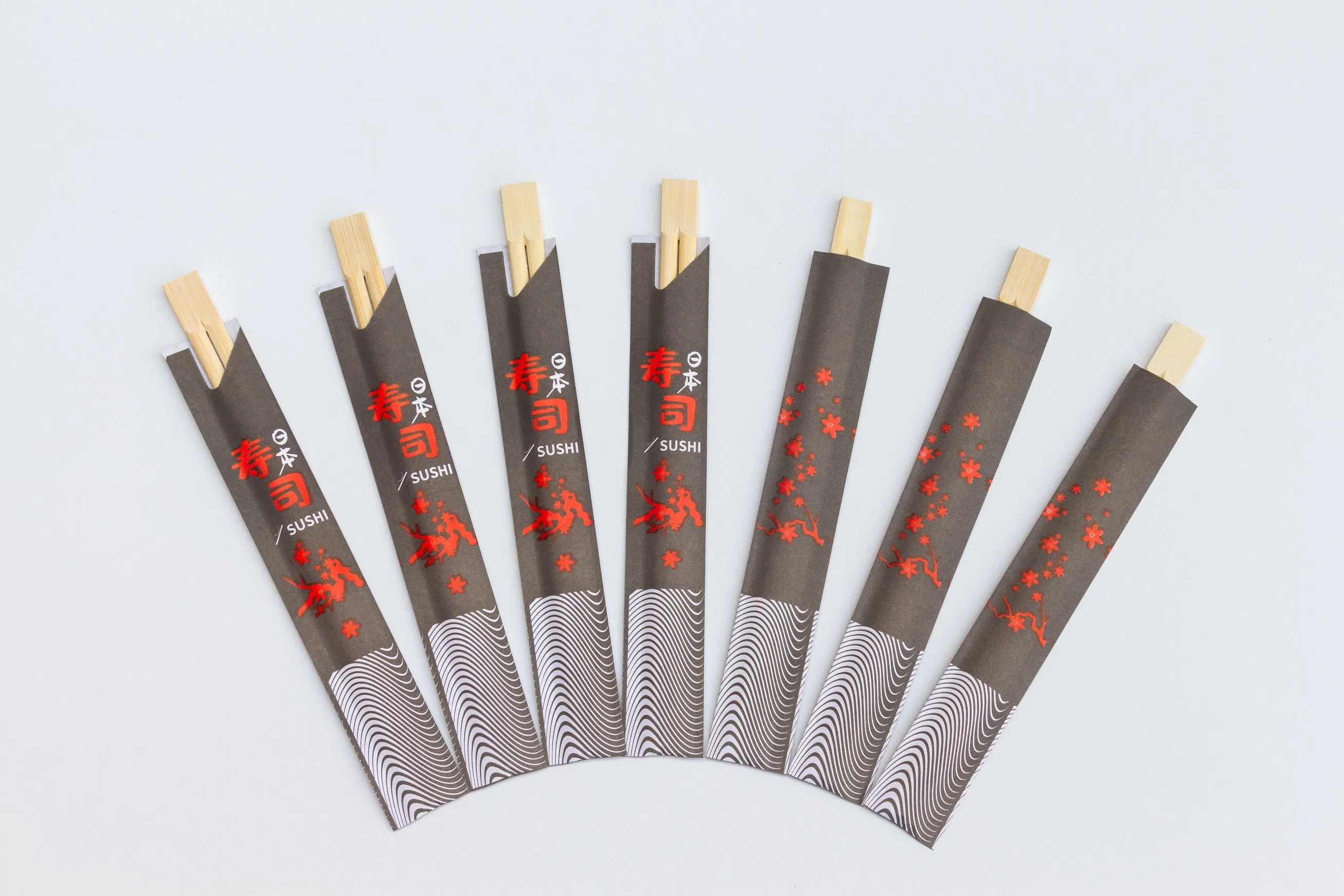 Eco in Bulk Wood Cups High Quality Wood Chopsticks Set with Bag