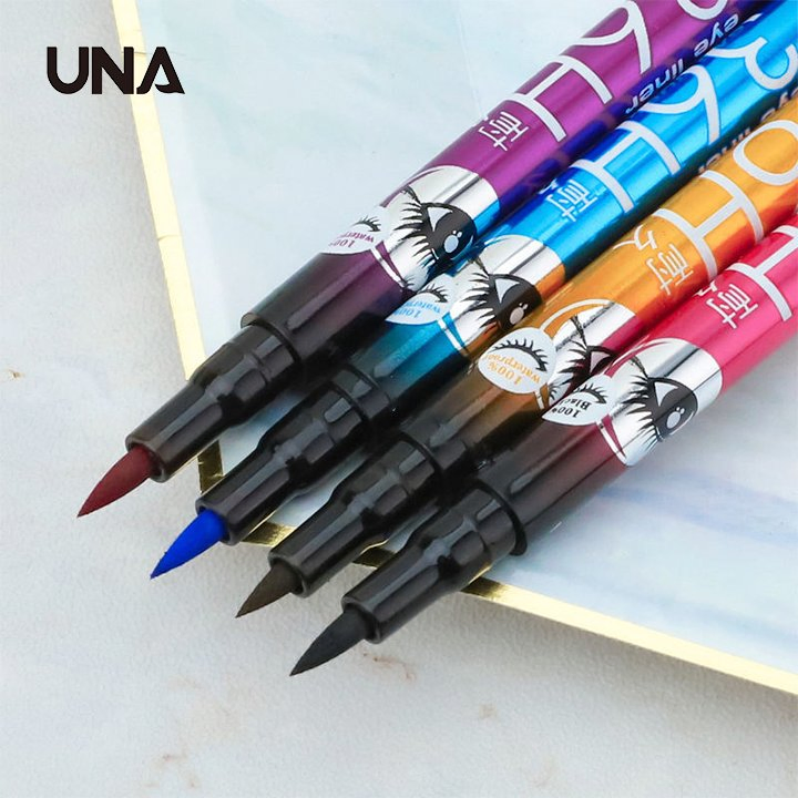 Stock Waterproof Eye Makeup Liquid Eyeliner Pencil Soft Sponge Quick Dry Colored Eyeliner Long Lasting Liquid Eyeliner