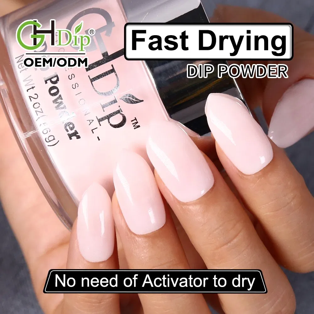Fast Drying DIP Powder Nude Color Nail Art