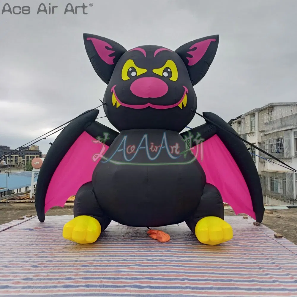 Outdoor Inflatable Scary Bat Model Advertisement Bat Mascot for Halloween or Backyard Decoration