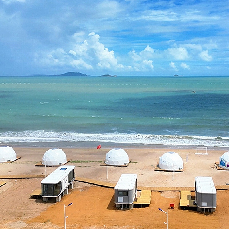 New Foldable Capsule House with Bedroom – Easy Assembly Portable Mobile Family Home