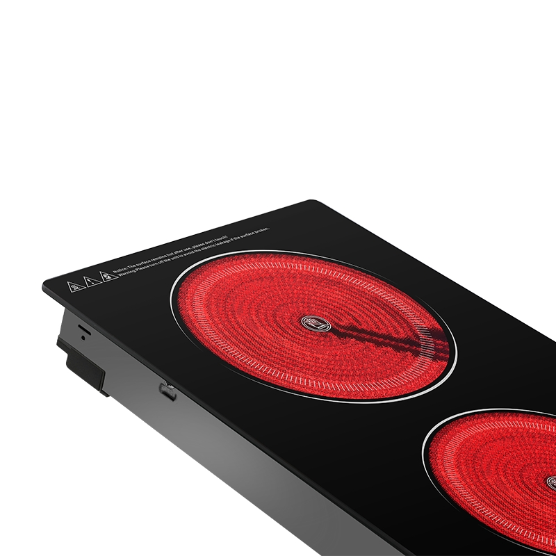 2 Burners Ceramic Cooker 220V Built in Kitchen Appliance Infrared Cooker