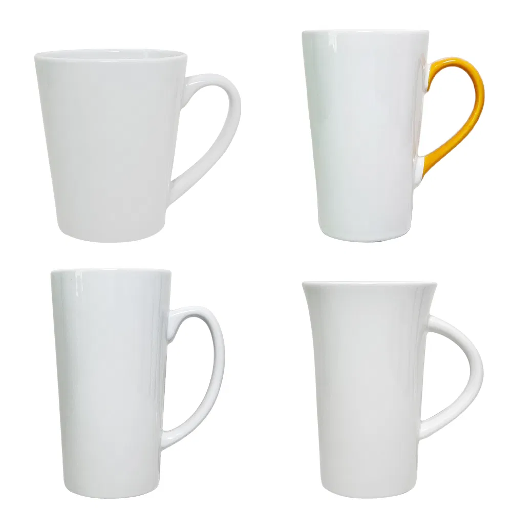 Керамическая кружка 12 oz для сублимации, белая, с кастомным принтом