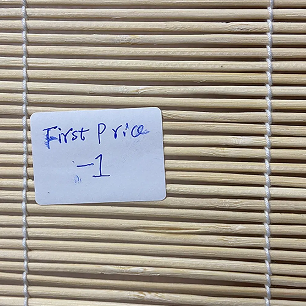 Factory Direct Sales Cream Natural Bamboo Blind with Pull Cord Systeam