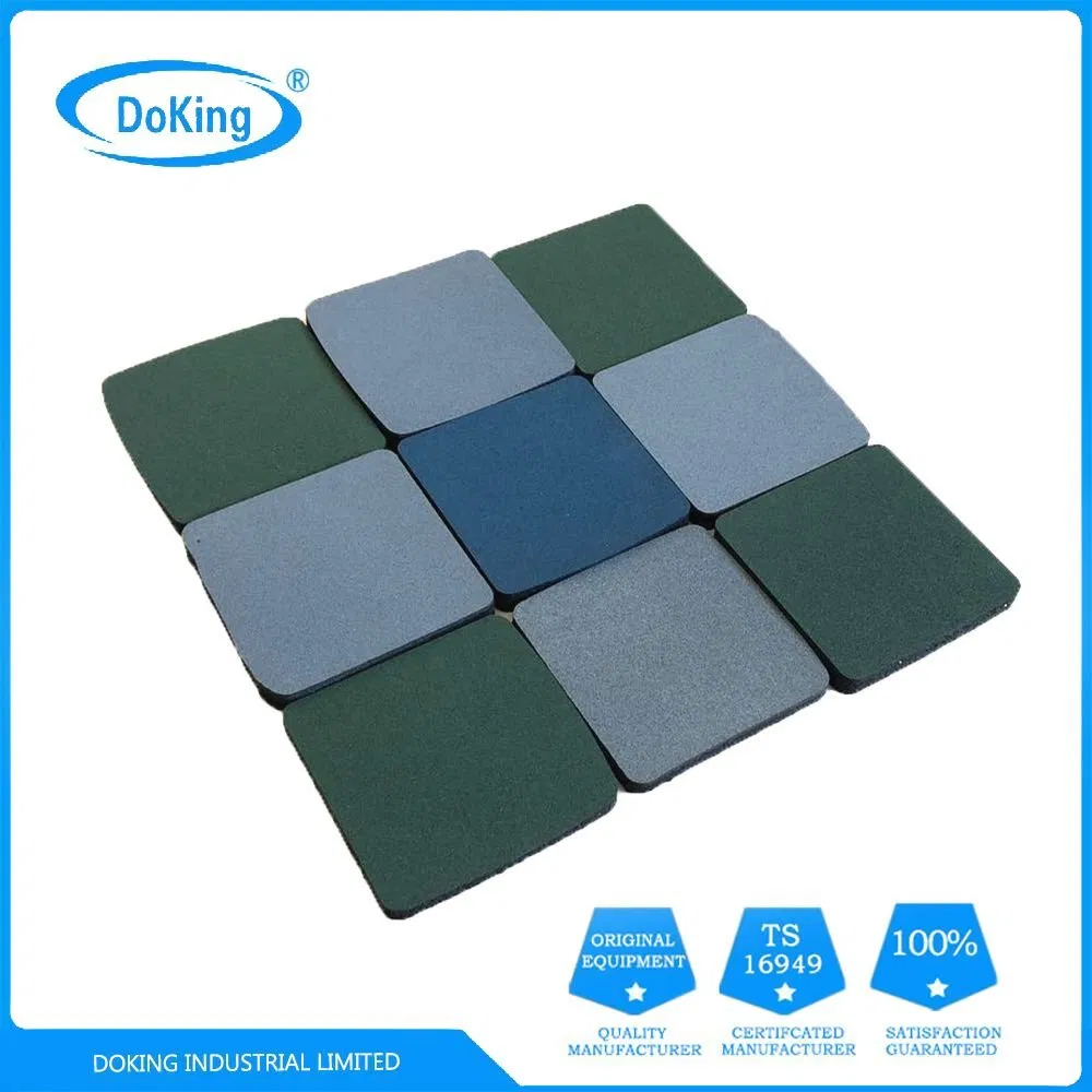 Solid Color Rubber Floor Mat Suitable for School Playgrounds