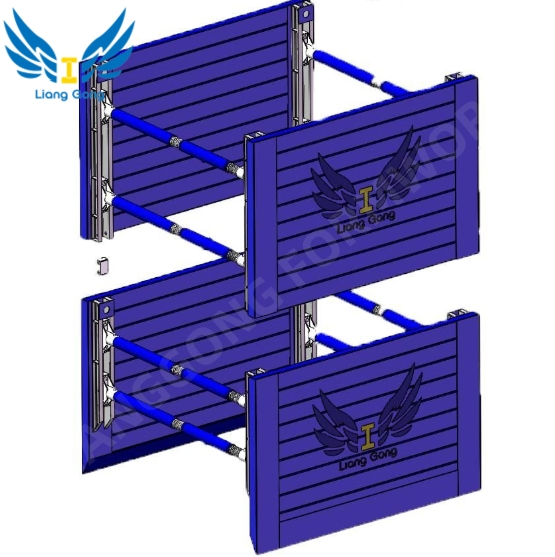 Color Customized Low Price Trench Box for Pipe Laying Formwork System
