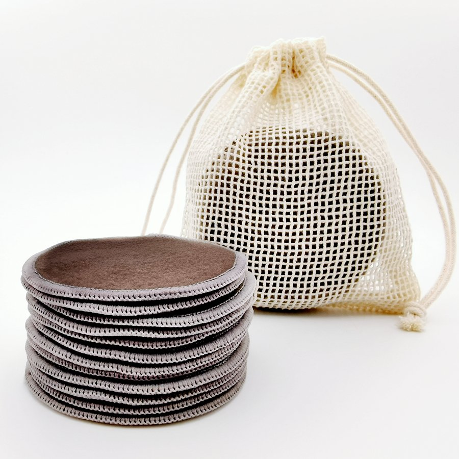 Многоразовые диски для снятия макияжа из бамбука