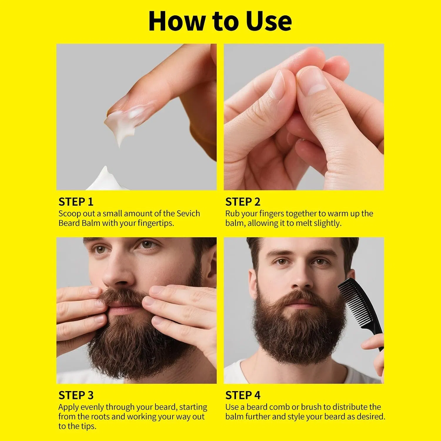 High-Value Beard Balm Simple Apply Delivers Long-Lasting Growth Fast