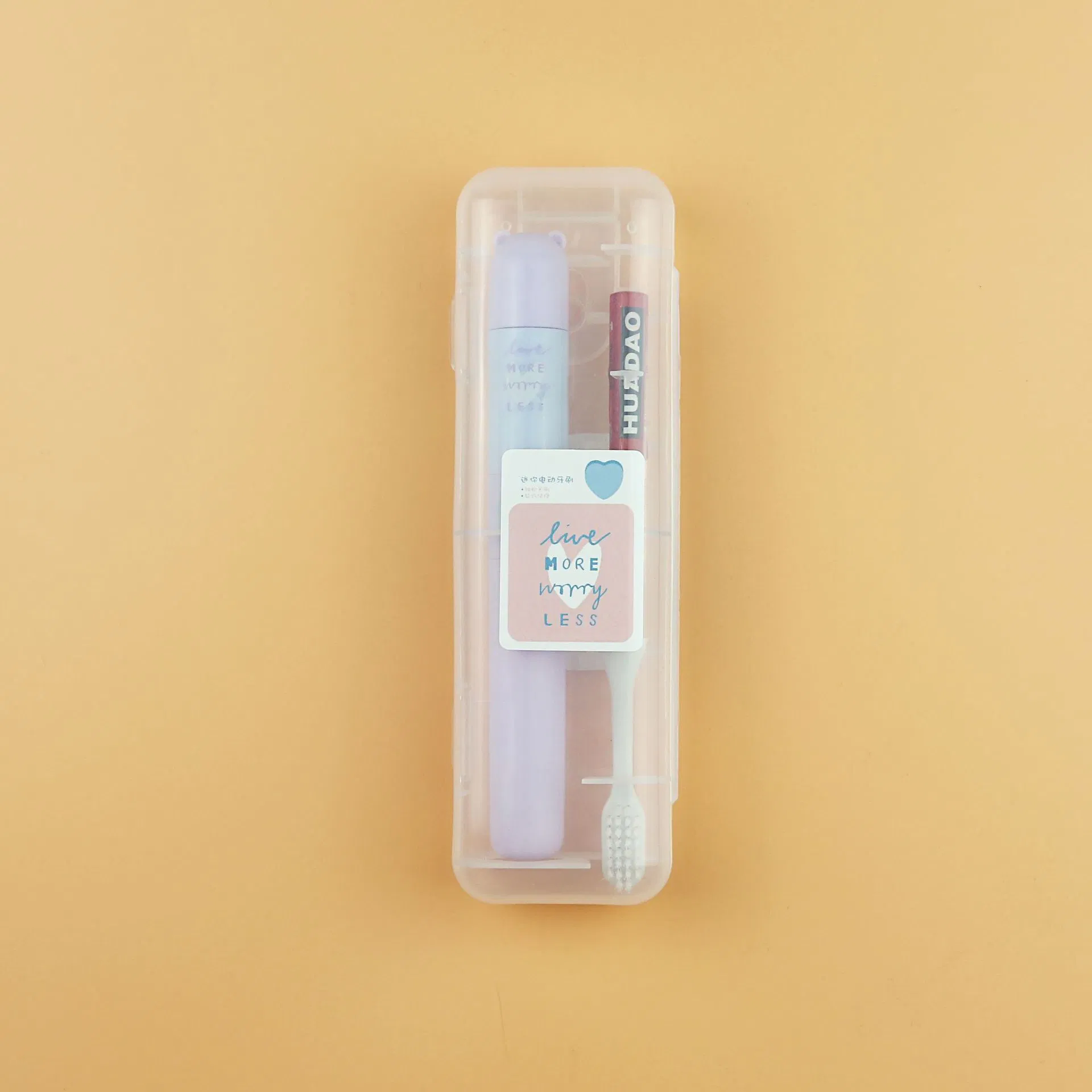 Soft Bristled Toothbrush, Deep Cleaning Electric Toothbrush, Battery Powered, Heart-Shaped Electric