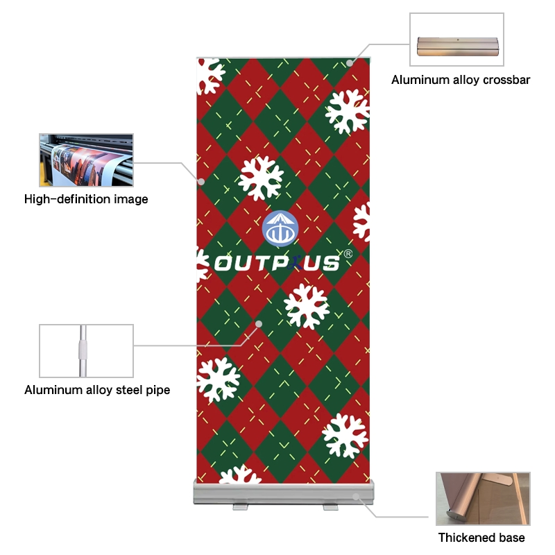 Flex Advertising Banner Retractable Standing Banners Roll up Banner