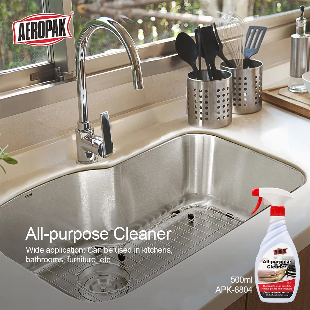 Aeropak 500ml Bottle Powerful Degreasing Decontamination Quick Dry Streak Free All Round Stain Removal Spray Cleaner