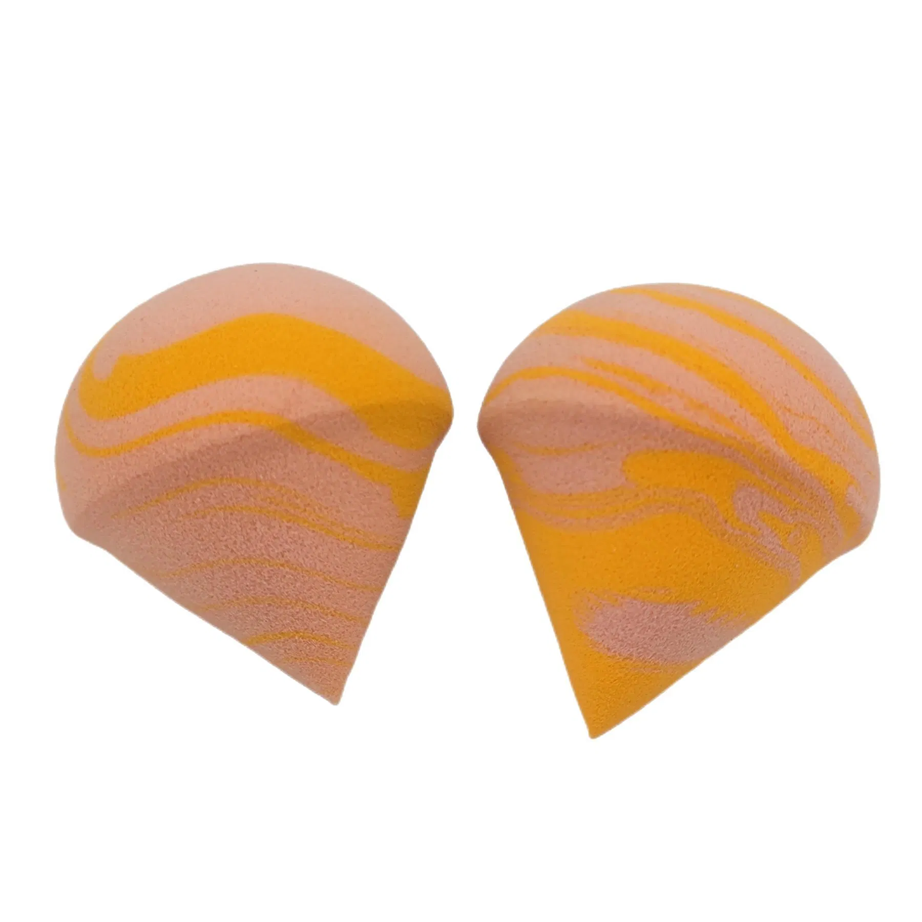 Hot Selling Colourful Soft Makeup Puff Tip Special Shaped Oblique Cut Foundation Blender Blending Sponges