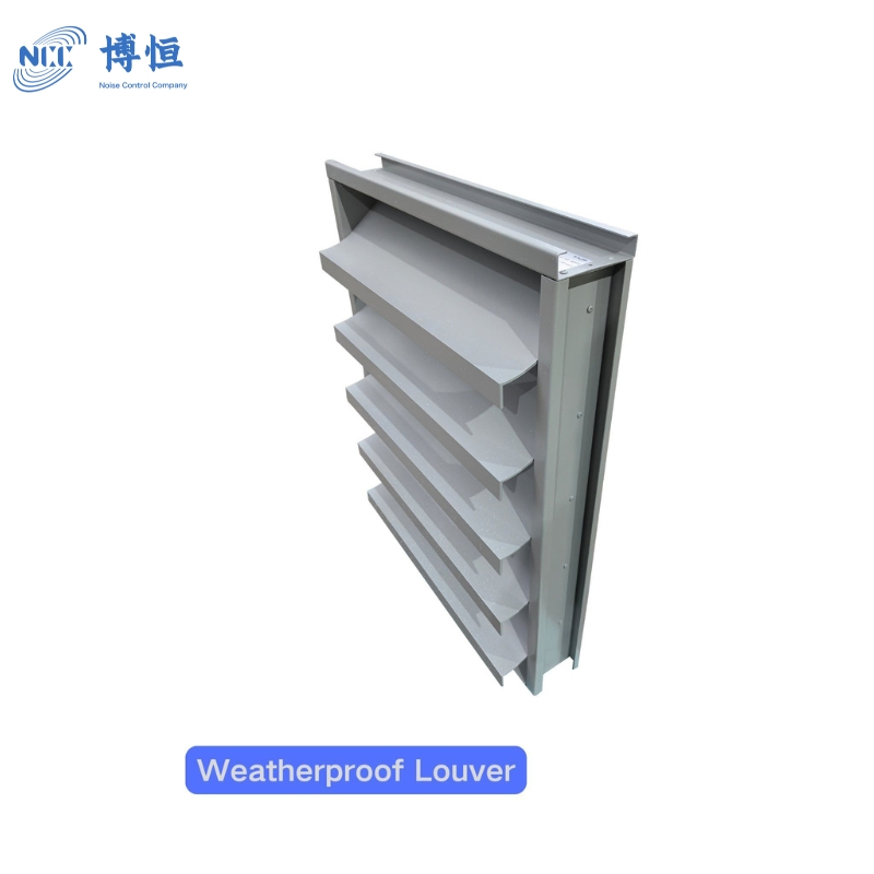 Contemporary Style Metal Rain Proof Louvers