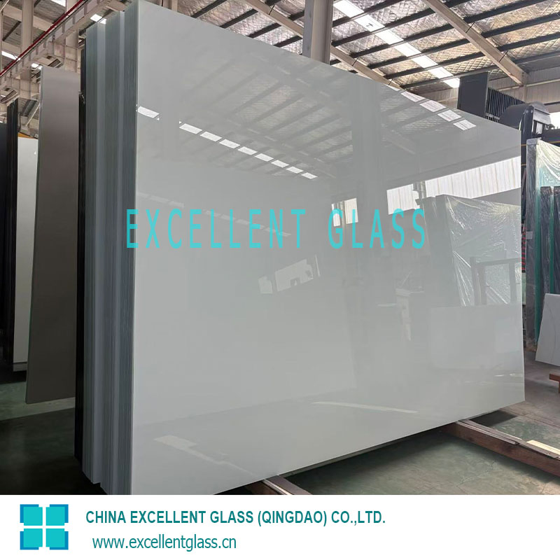 Black Painted Glass/White Painted Glass/Customized Size Glass