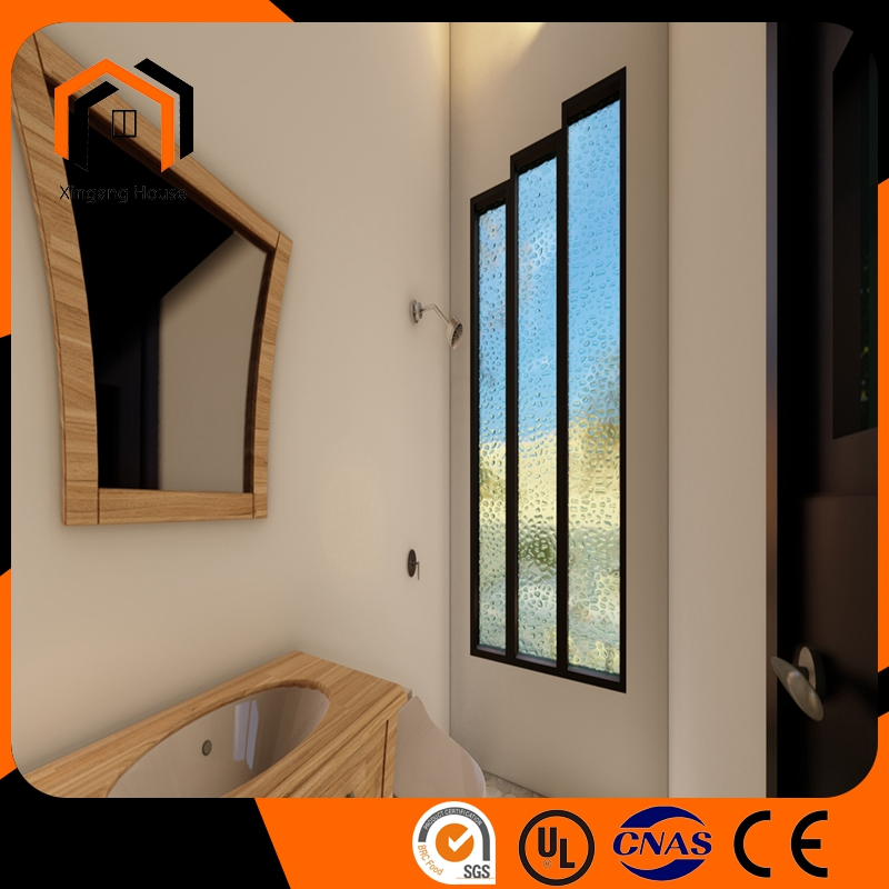 Luxury Wooden Style Light Steel House Two-Story Cottage Prefabricated House Trailer House