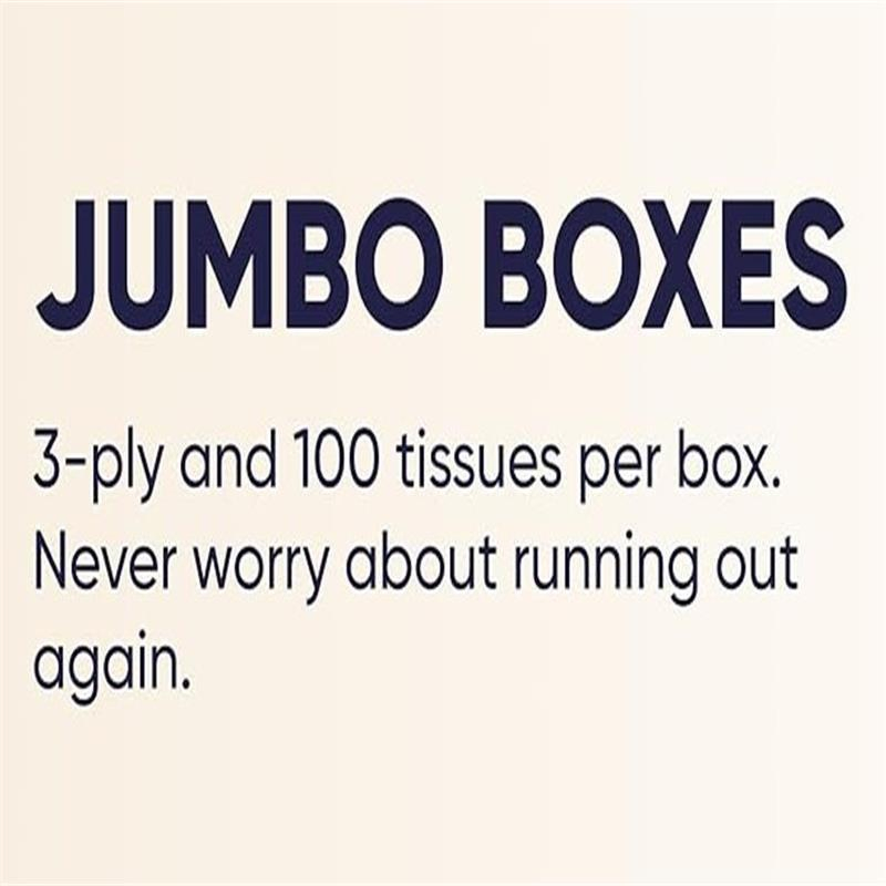 Facial Tissues with 100% Virgin Wood Pulp: Soft, Lint-Free for Daily Use