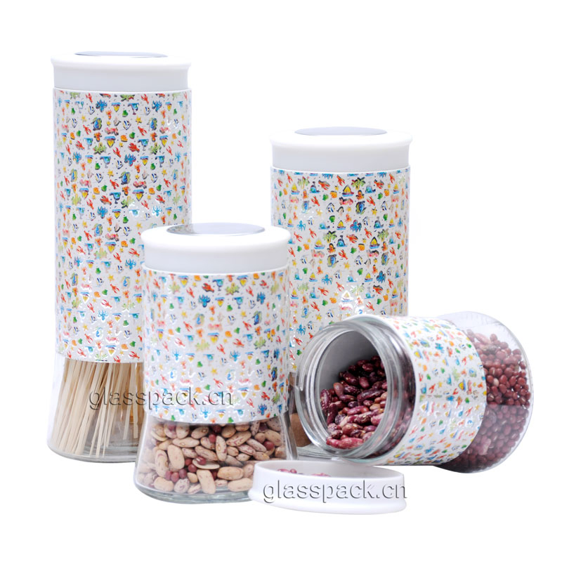 4 Pieces Kitchen Food Storage Canister, OEM Available