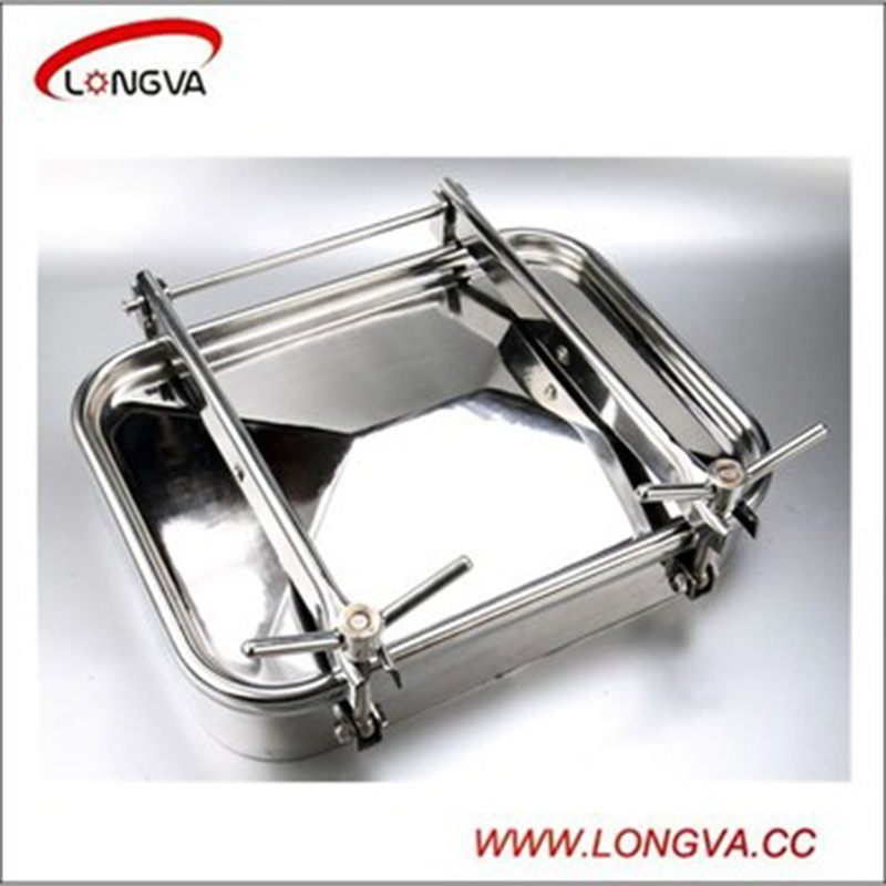 Stainless Steel Square Pressure Manhole Quick Opening Pressure Cover