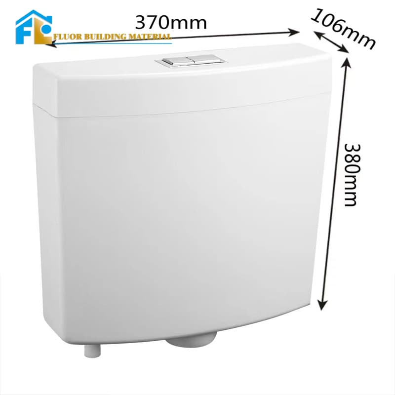 Fluor 2025 PP Two Piece Squat Toilet Water Tank Toilets Accessories for Public Bathroom