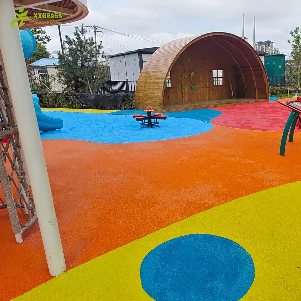 Best Quality EPDM Rubber Granules Colorful Elastic Flooring for Outdoor Playgrounds