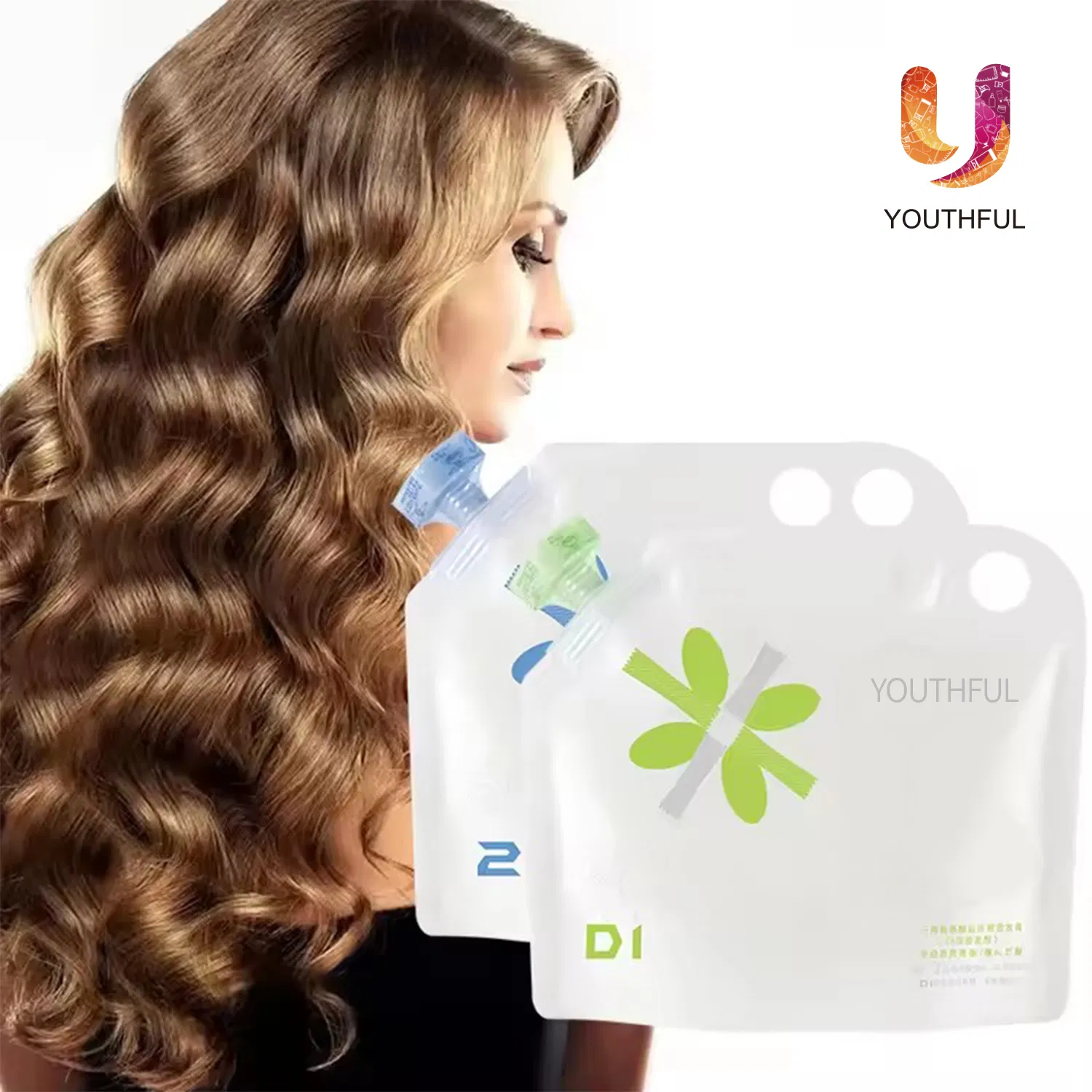 Professional Korean Down Perm Lotion Curling Cream for Natural Hair