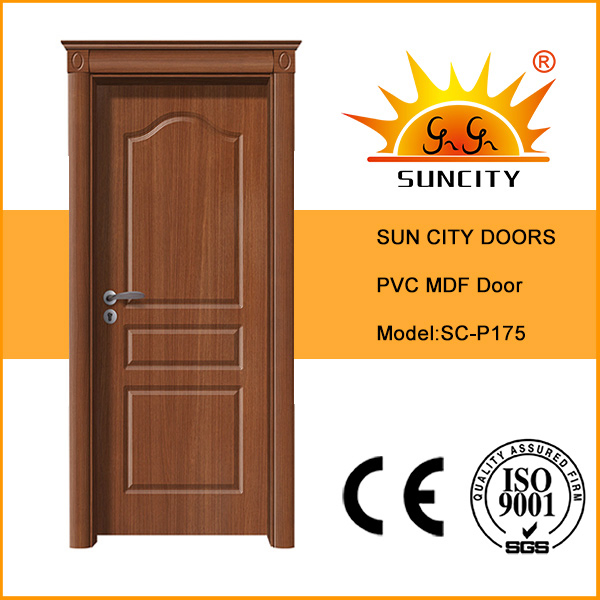 Modern PVC Interior Room Wood Door Panel