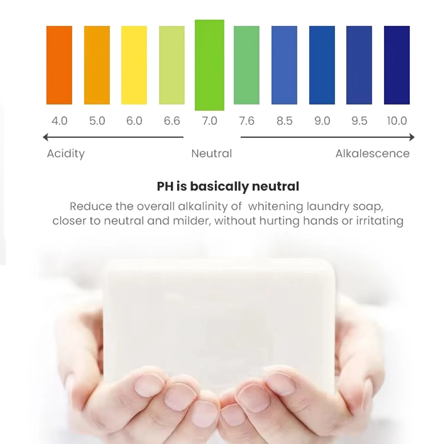 Gentle Strongly Removal of Stubborn Stains Jasmine Floral Washing Laundry Soap