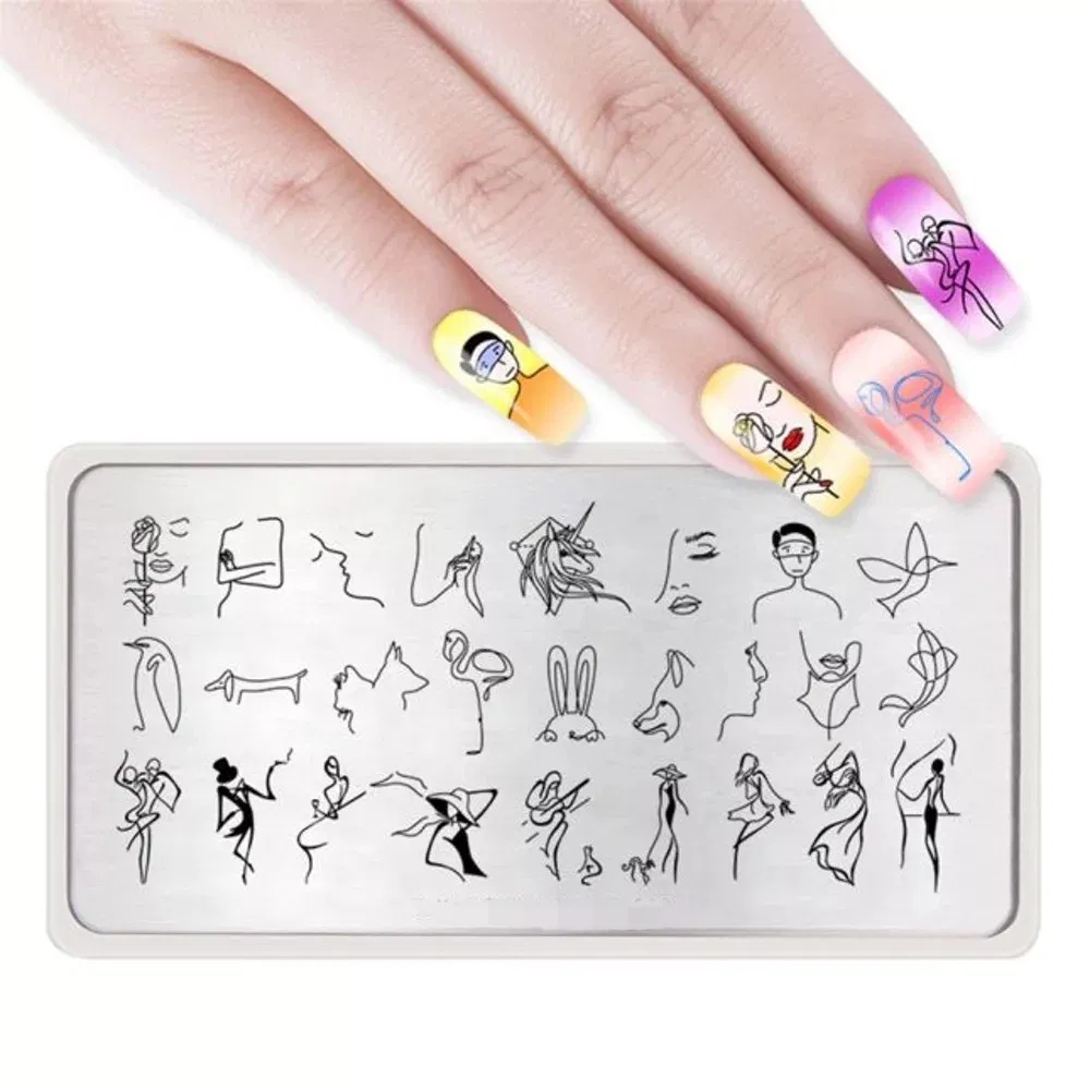 2020 DIY Nail Art Beauty Design Stamping Nail Plate
