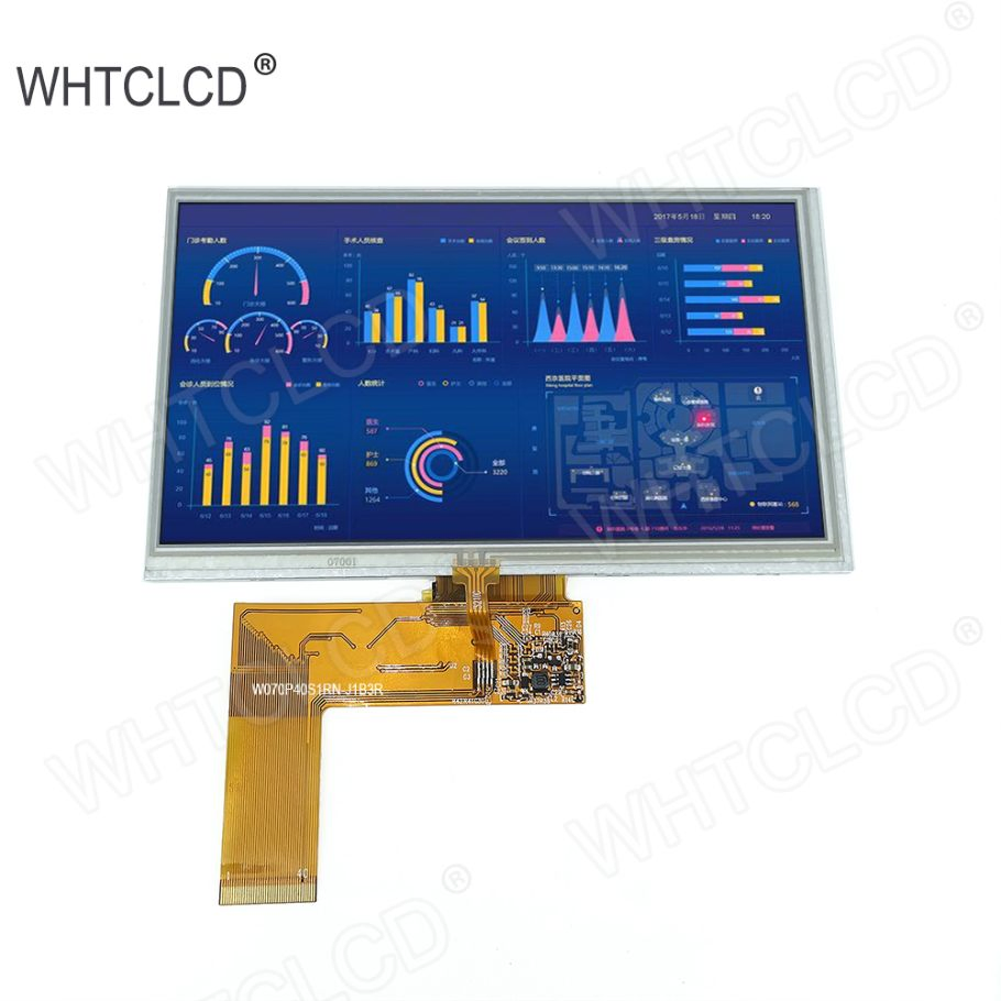 7-дюймовый сенсорный TFT LCD дисплей 800x480 с подсветкой