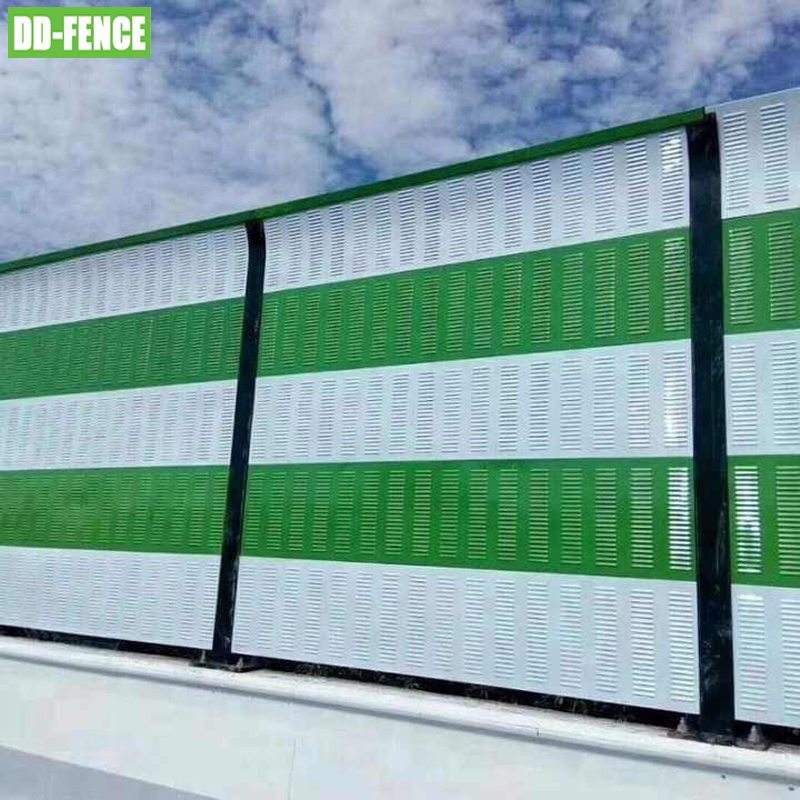 China Factory Noise Proof Wall Powder Coated Sound Barrier for Highway