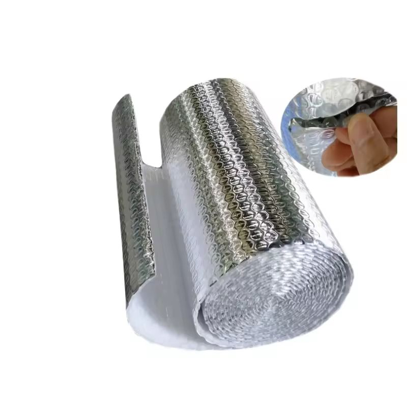 High R Value Heat Resistant 5/10mm Thick Heat Insulation Bubble Aluminum Foil Film for Roof System