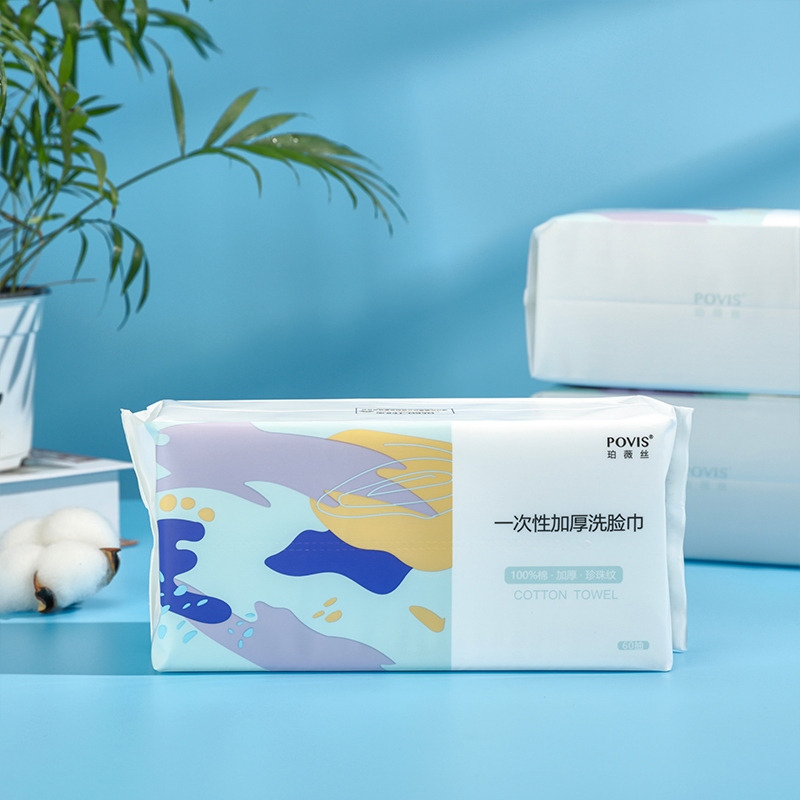 100% Pure Cotton Dry Wipes Multi-Use Disposable Facial Cloth
