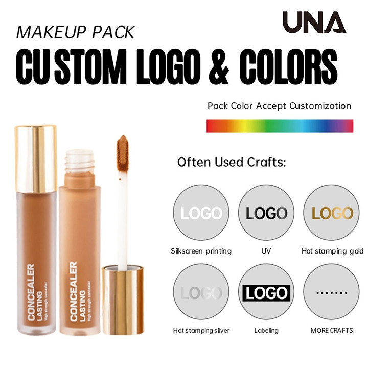 Private Label Vegan Full Coverage High Strength Long Lasting Waterproof Natural Cover Liquid Matte Concealer Makeup