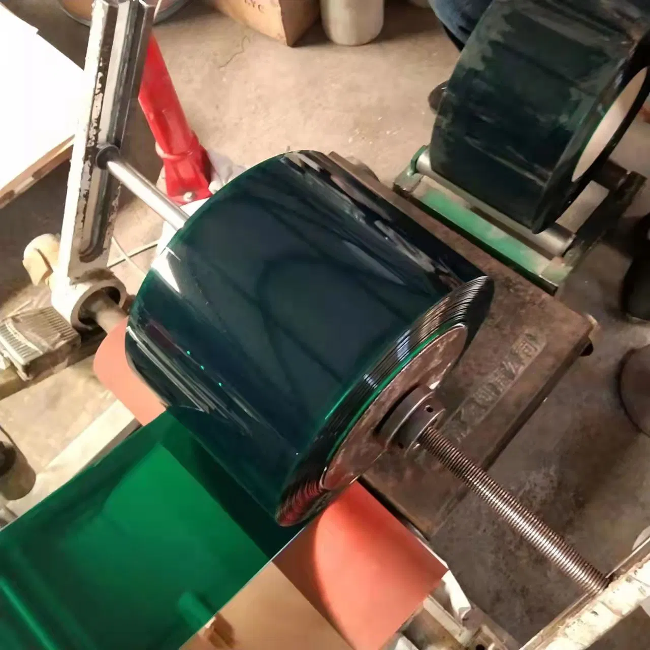 Dark Green Welding PVC Strip Curtains & PVC Weld Strips