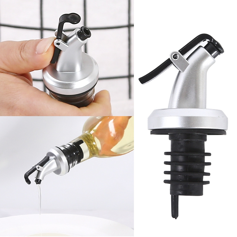 in Stock Airtight Long Oil Flip Top Spout Cap Closures for Liquor Olive Oil Bottles