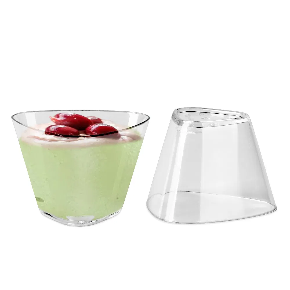 Прозрачные стаканчики для десертов и тортов