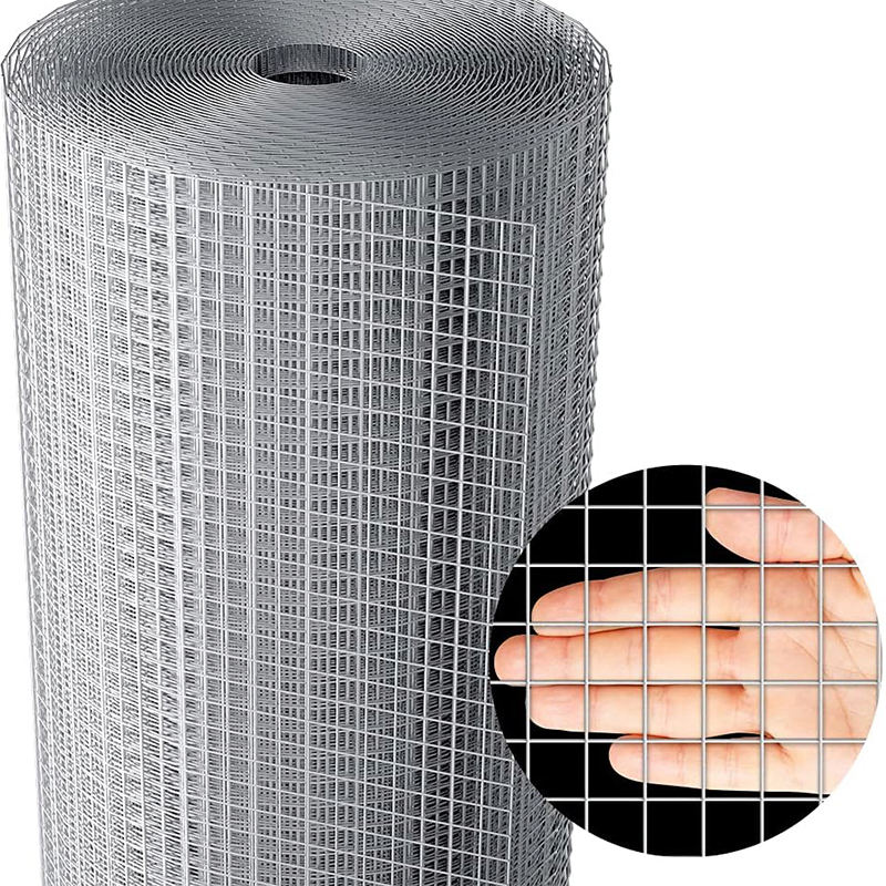 Hot Dipped Galvanized Welded Wire Mesh 1/2" 3/4" Animal Fence Net Bird Cage Mesh Rabbit Mesh Roof Mesh for Agriculture for Poultry Welded Wire Mesh