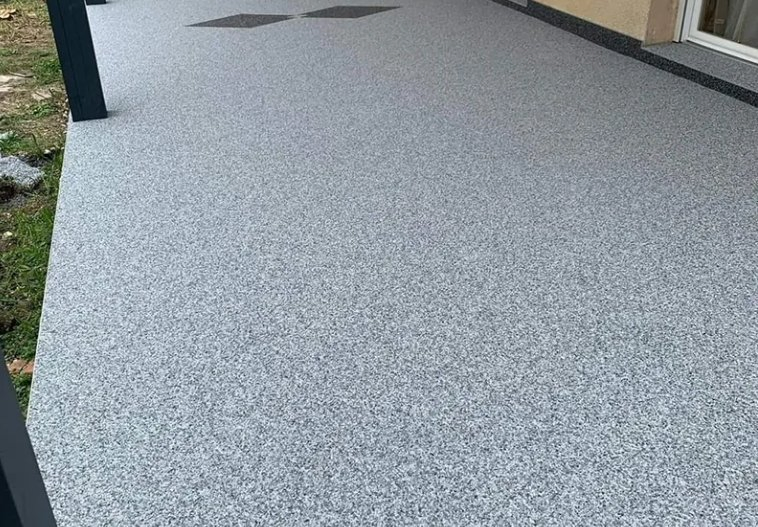 Luxurious Stone Carpet Flooring Resin Washed Stone