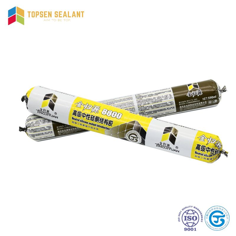 Topsen 8800 High-Performance Silicone for Structural Sealing and Glazing