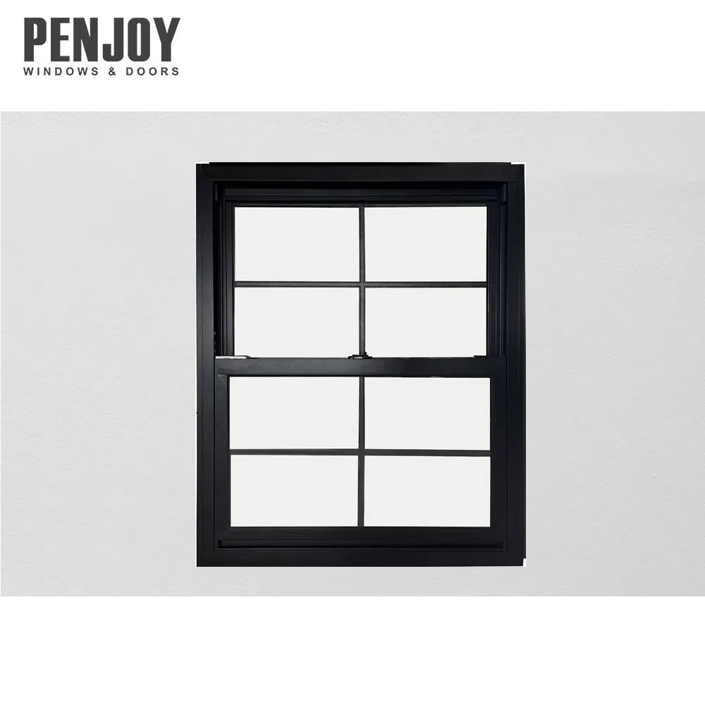 Penjoy American Popular Space Saving Grids Style Aluminum Hungwindow